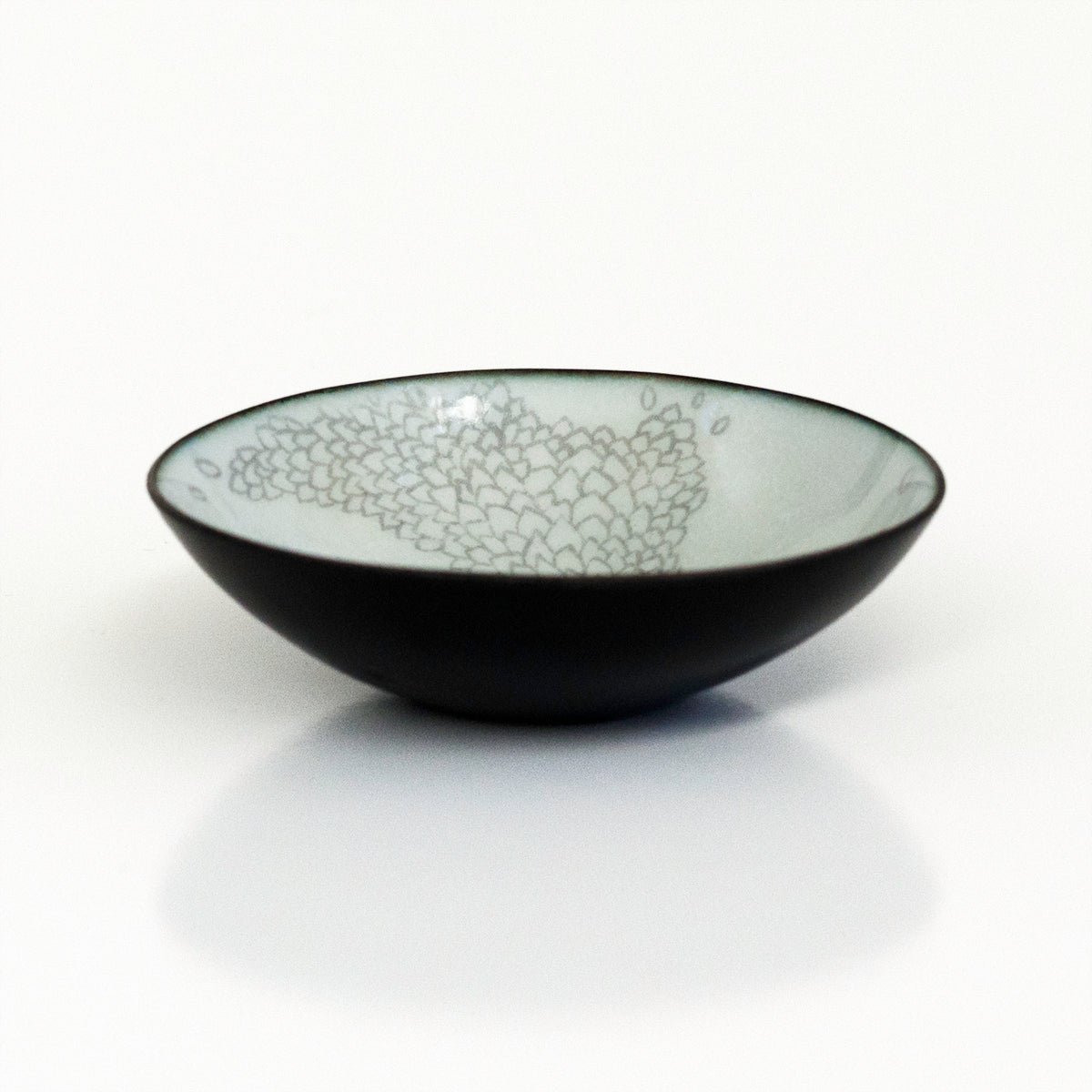 Murmuration Enamelware Graphite Bowl