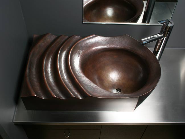 Powder room sink, Seattle