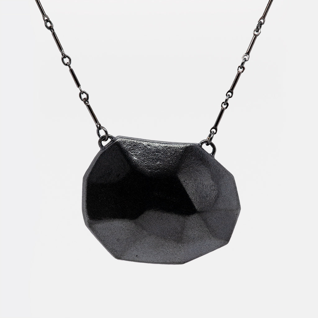 Amplified Strength Necklace - Diamond Rock Necklace - CG Sculpture