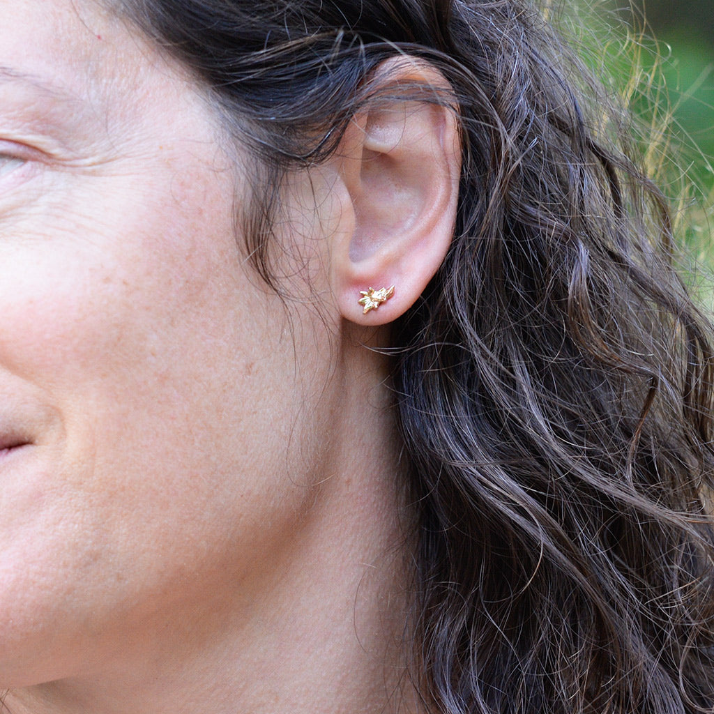 Succulent Stud Earring