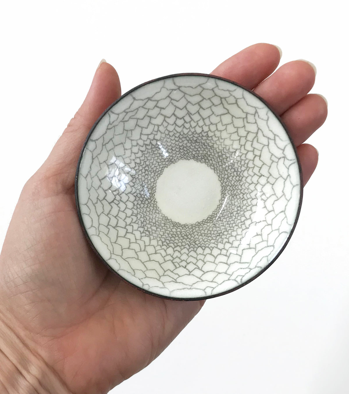 Sunflower vortex Enamelware Bowl