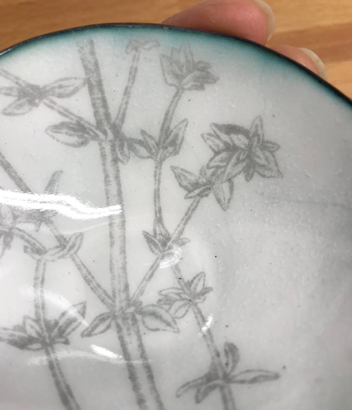 Herb Enamelware Bowls, handmade art gift for the kitchen