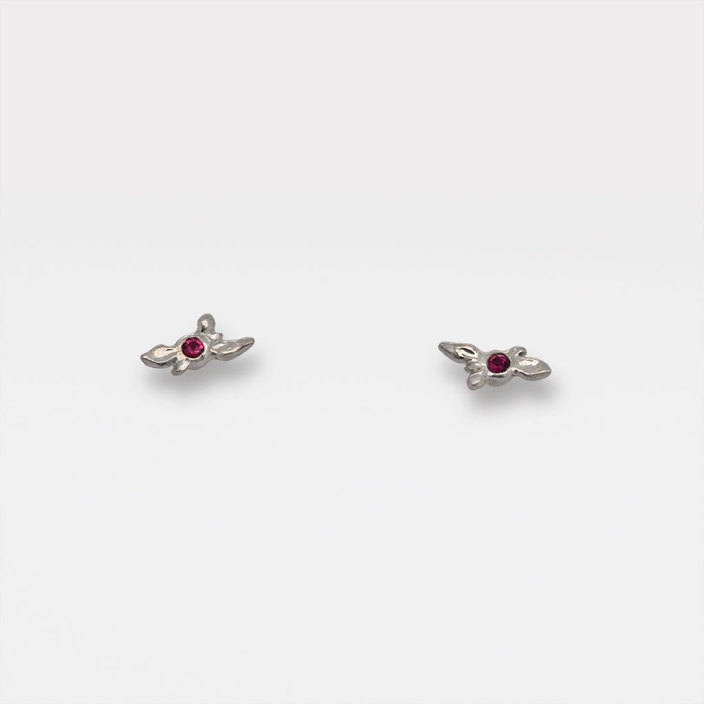 Tiny Succulent Gemstone (Birthstone) Earring